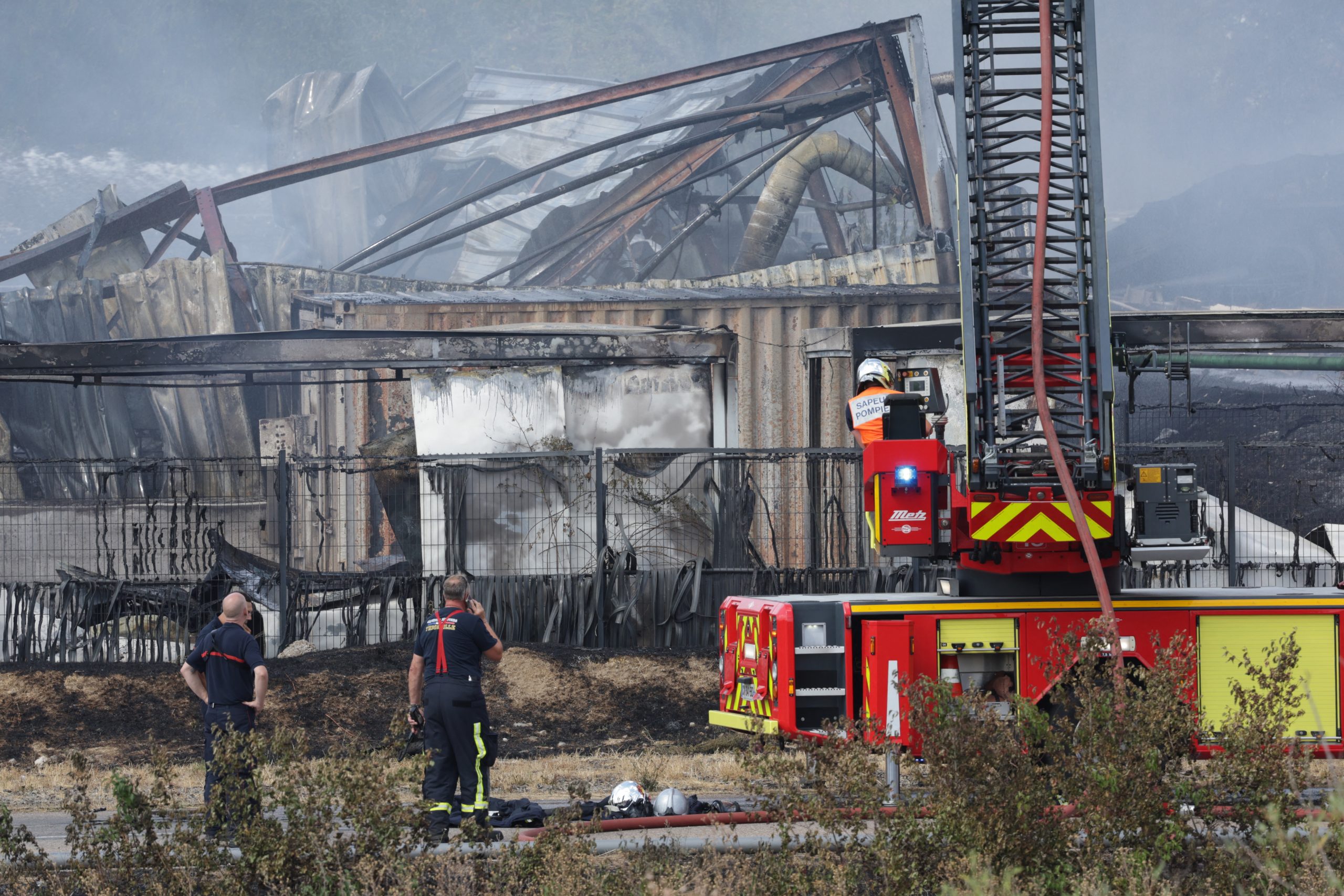 incendie d amneville le reseau anti incendie de l usine etai